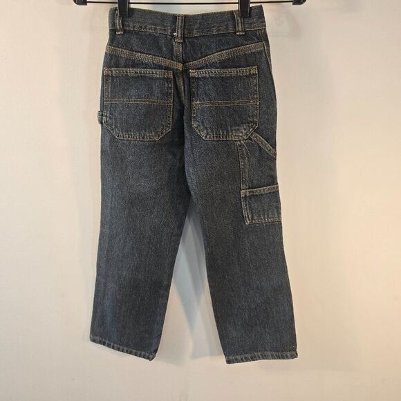 Faded Glory Jeans Boys Adjustable Waist Dark Blue Size 8S - Picture 1 of 8